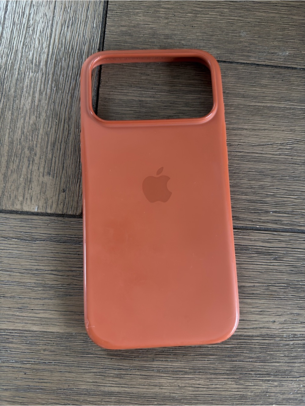 Apple Silicone iPhone Case - Terracotta Orange